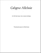Calypso Alleluia SATB choral sheet music cover